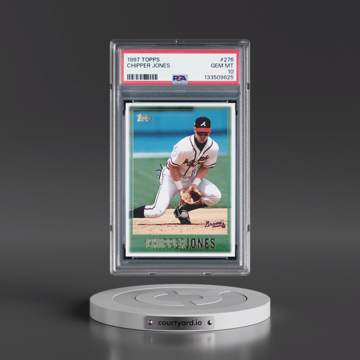 1997 Topps #276 Chipper Jones (PSA 10 GEM MINT)