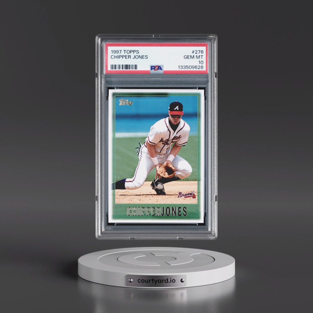 1997 Topps #276 Chipper Jones (PSA 10 GEM MINT)