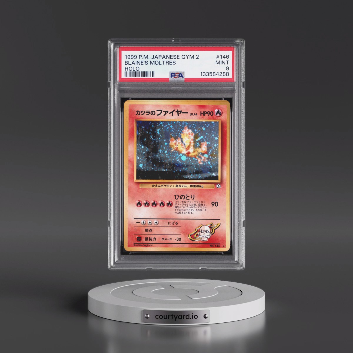 1999 Pokémon Gym 2 #146 Blaine's Moltres - Holo (PSA 9 MINT)