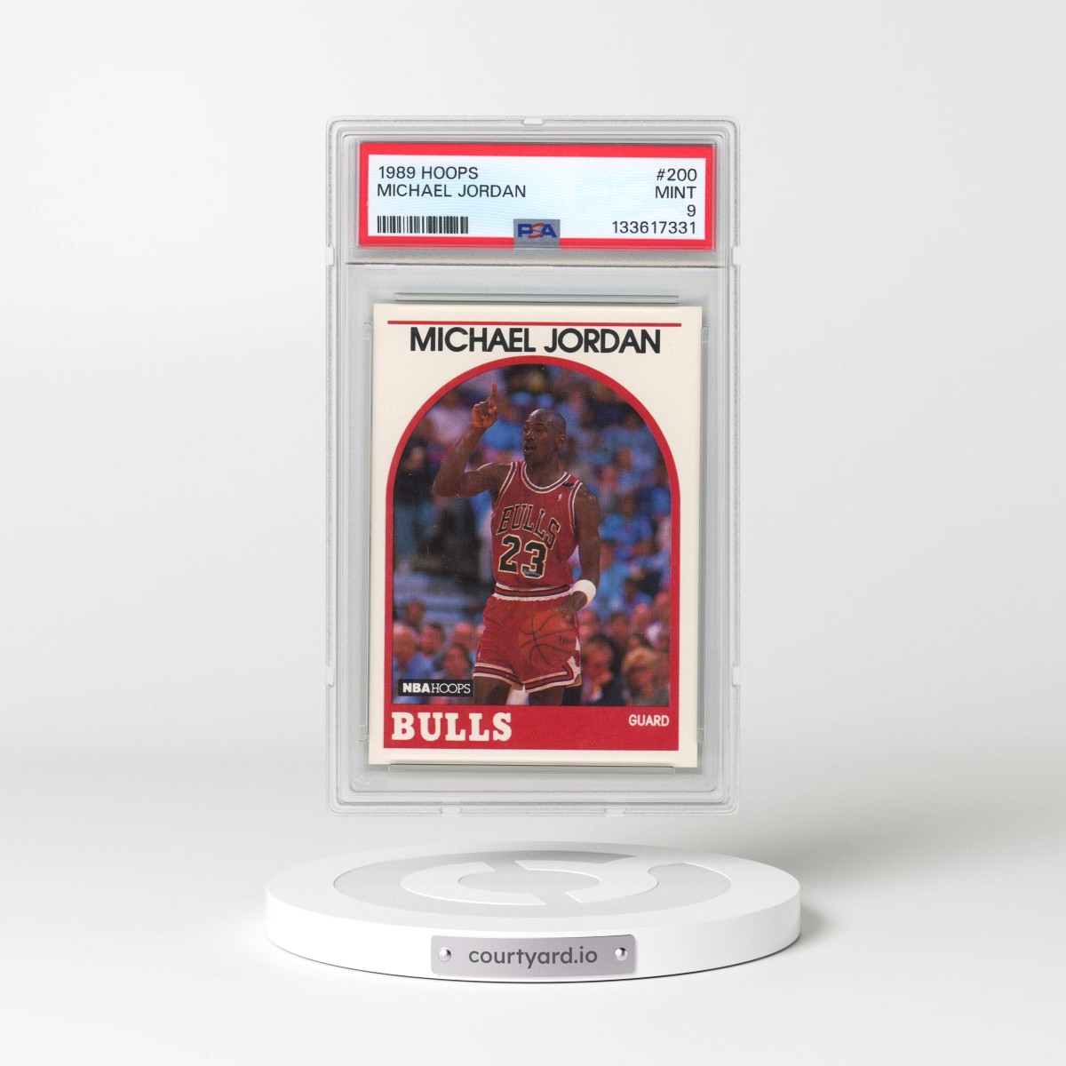 1989 Hoops #200 Michael Jordan (PSA 9 MINT)