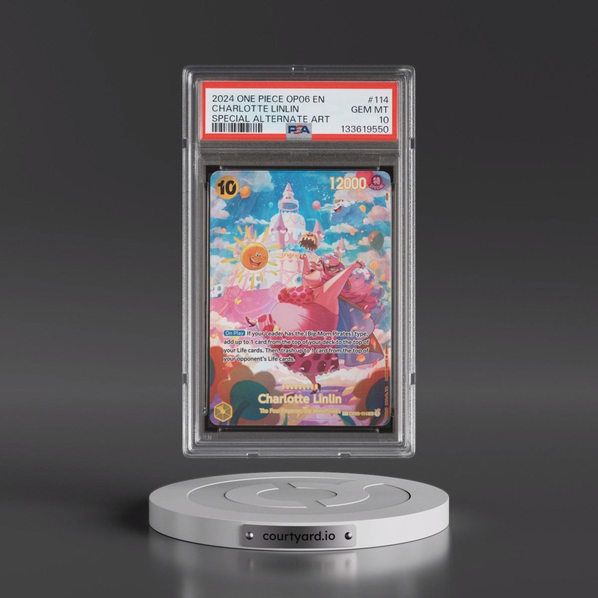 2024 One Piece OP06-Wings of the Captain #114 Charlotte Linlin - Special Alternate Art (PSA 10 GEM MINT)