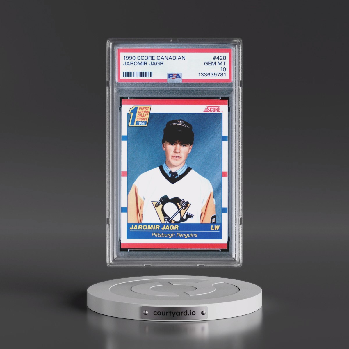 1990 Score Canadian #428 Jaromir Jagr (PSA 10 GEM MINT)