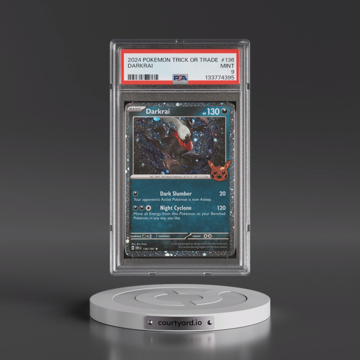 2024 Pokémon Trick or Trade #136 Darkrai (PSA 9 MINT)