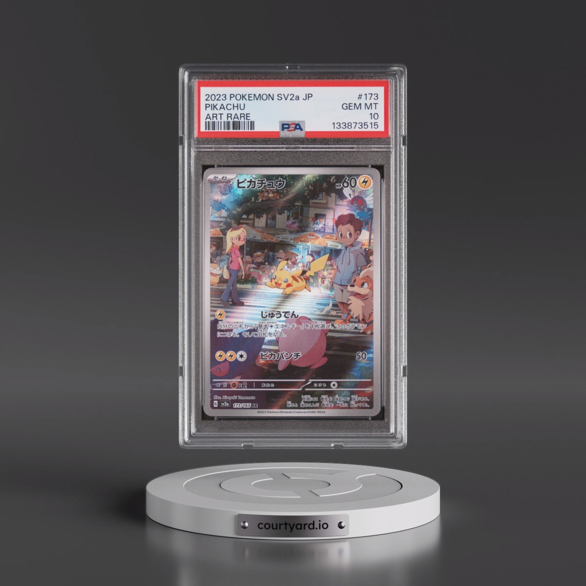 2023 Pokémon Sv2a-Pokémon 151 #173 Pikachu - Art Rare (PSA 10 GEM MINT)