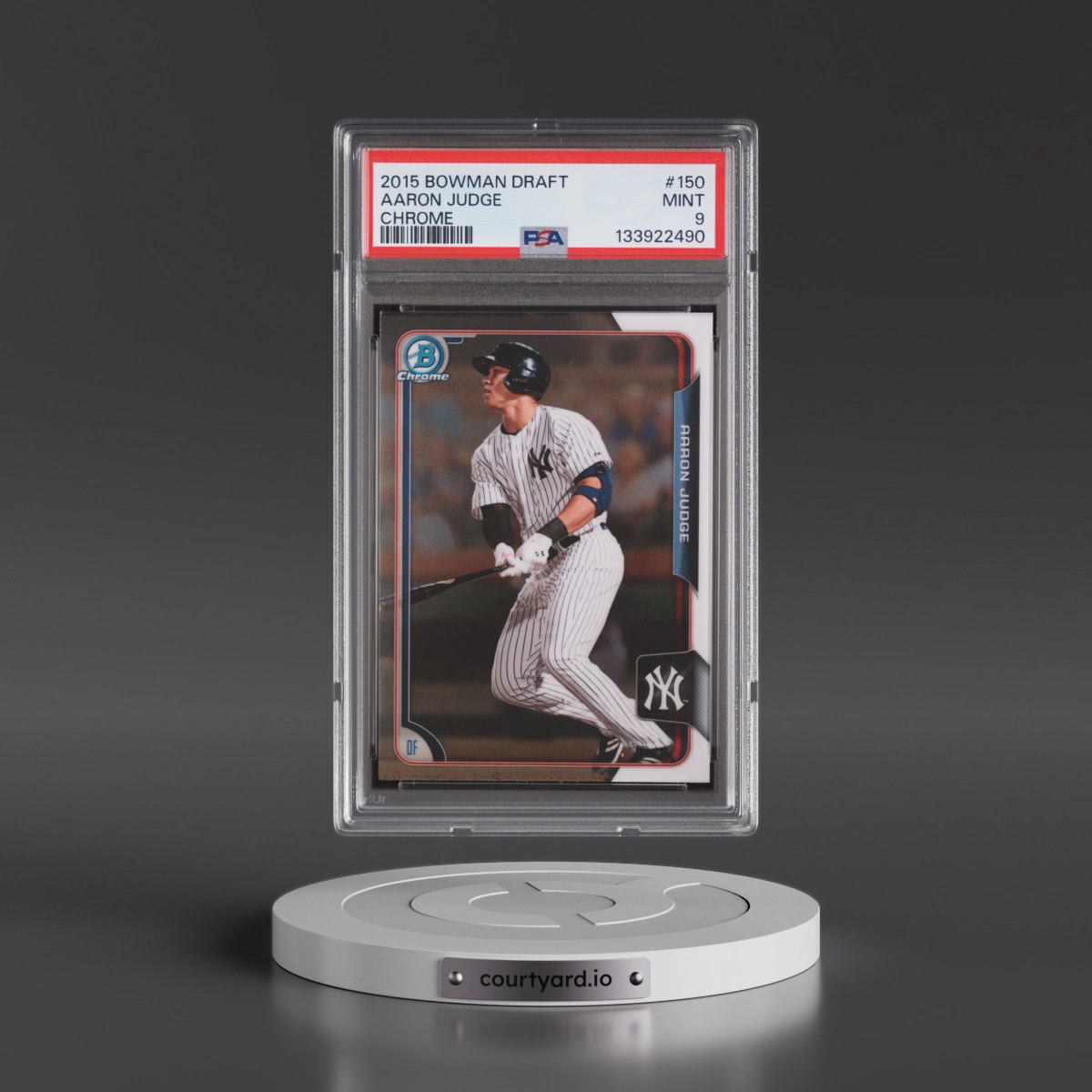 2015 Bowman Draft #150 Aaron Judge - Chrome (PSA 9 MINT)