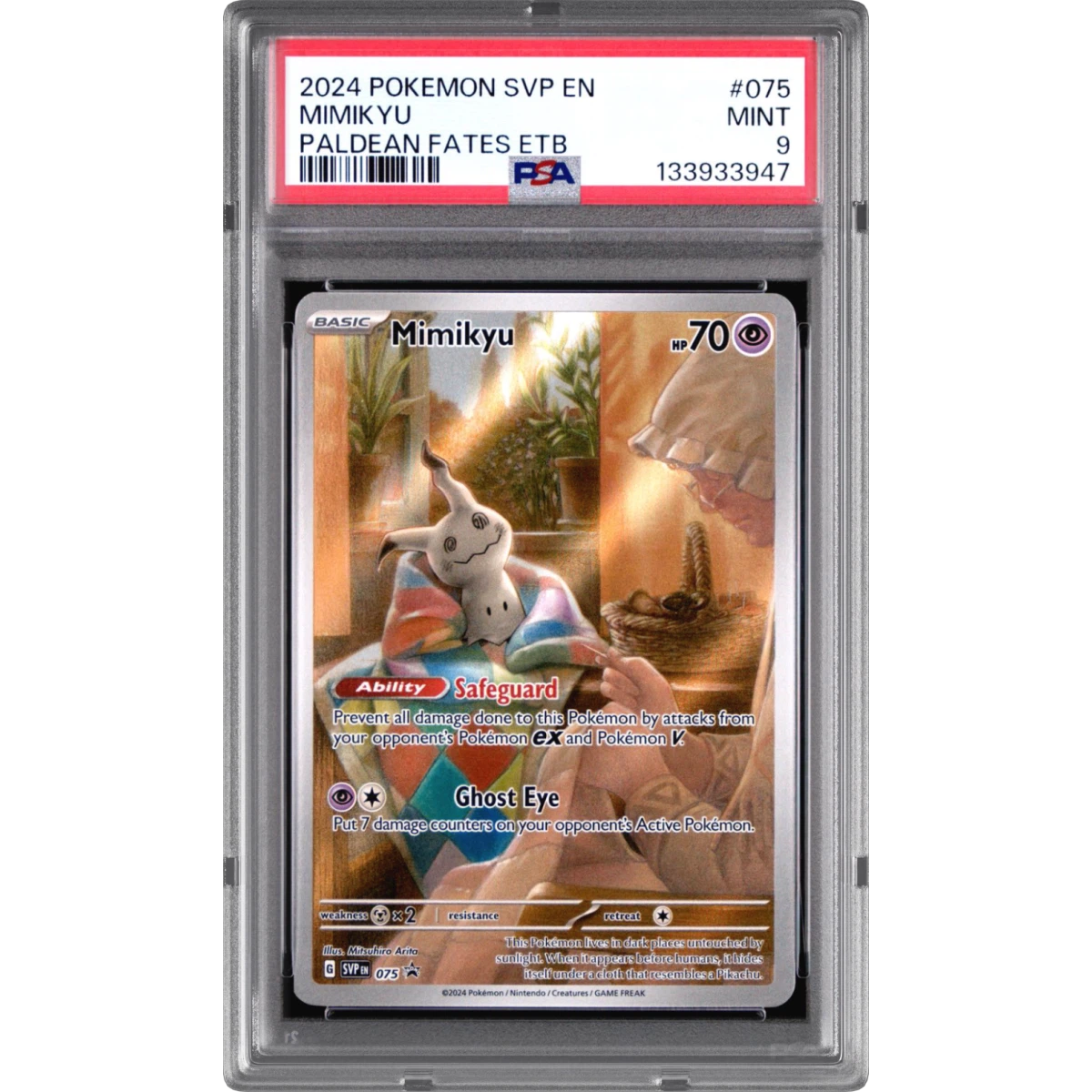 Pokémon Svp Mimikyu - Paldean Fates Elite
