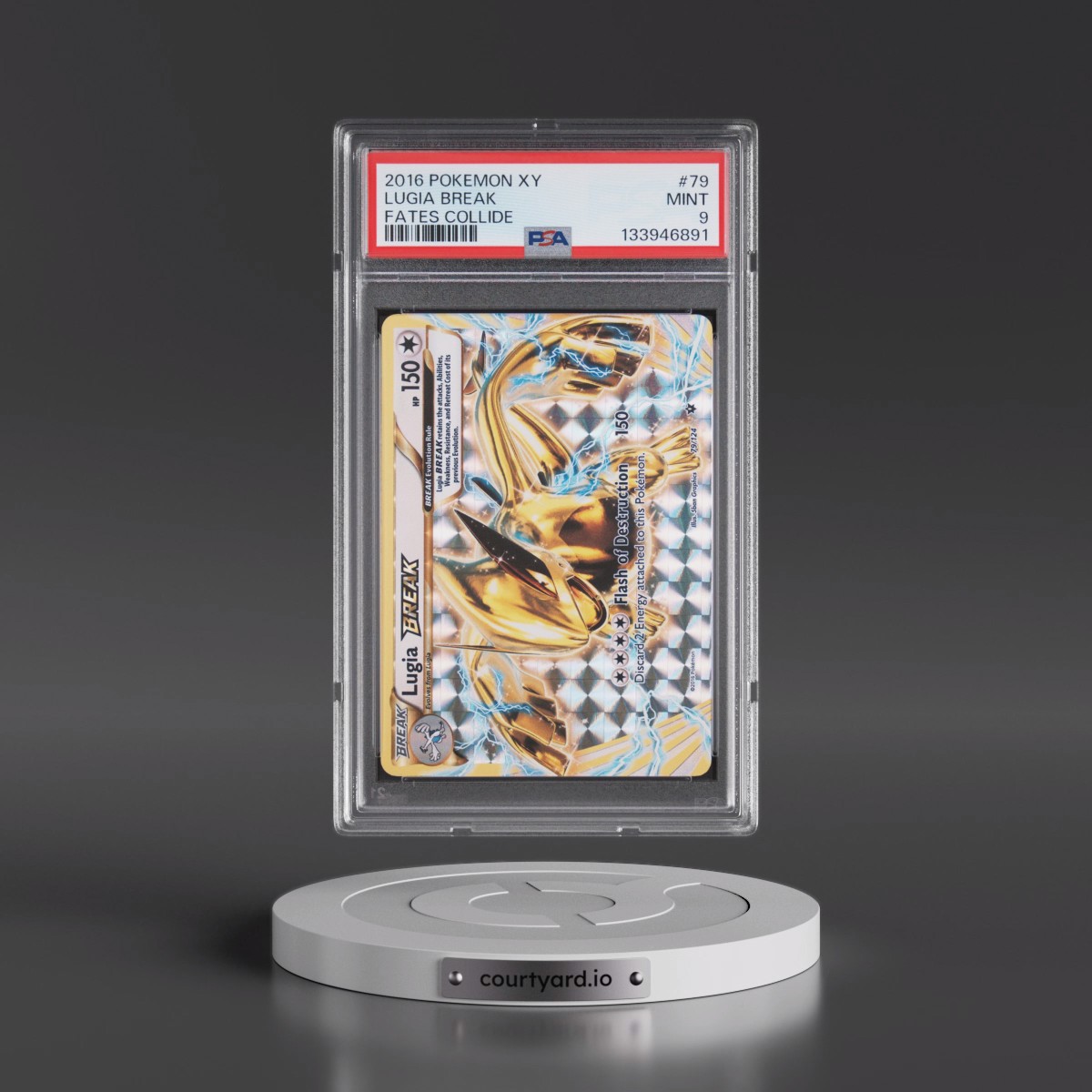 2016 Pokémon XY Fates Collide #79 Lugia Break (PSA 9 MINT)