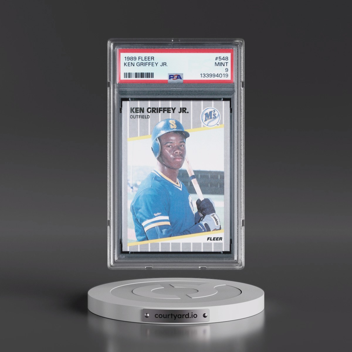 1989 Fleer #548 Ken Griffey Jr (PSA 9 MINT)