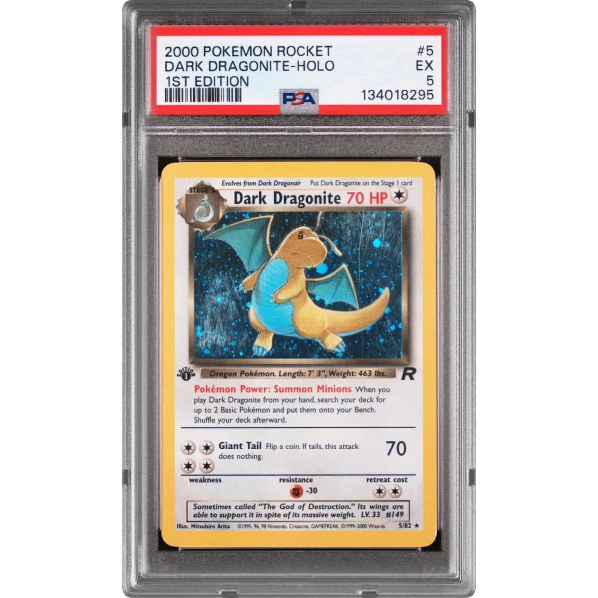Dark Dragonite card artwork