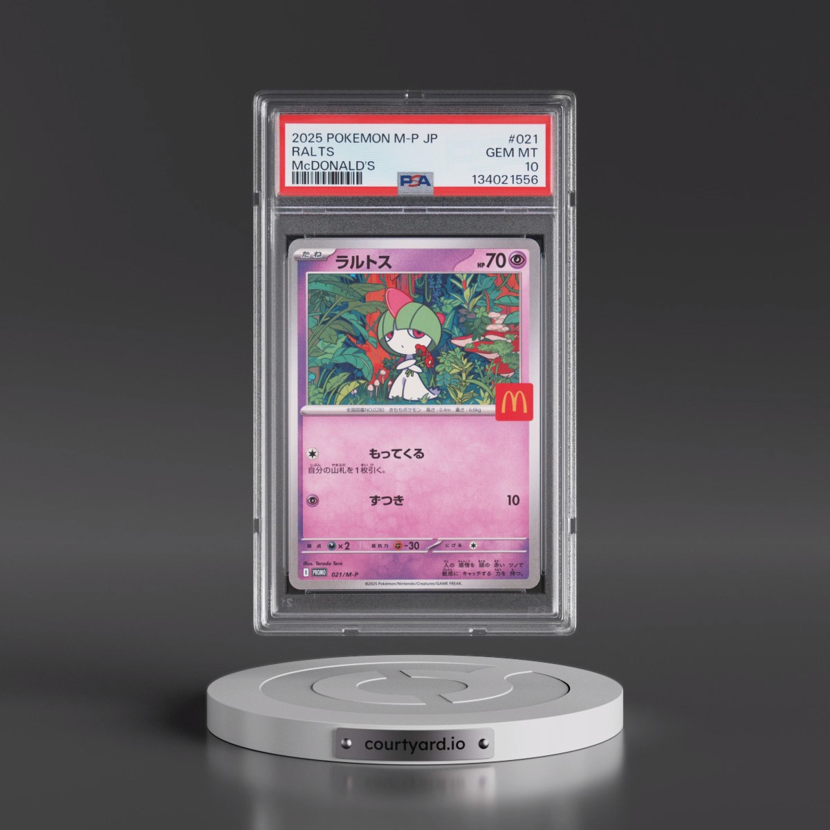 2025 Pokémon M-P Promo #021 Ralts - McDonald's (PSA 10 GEM MINT)