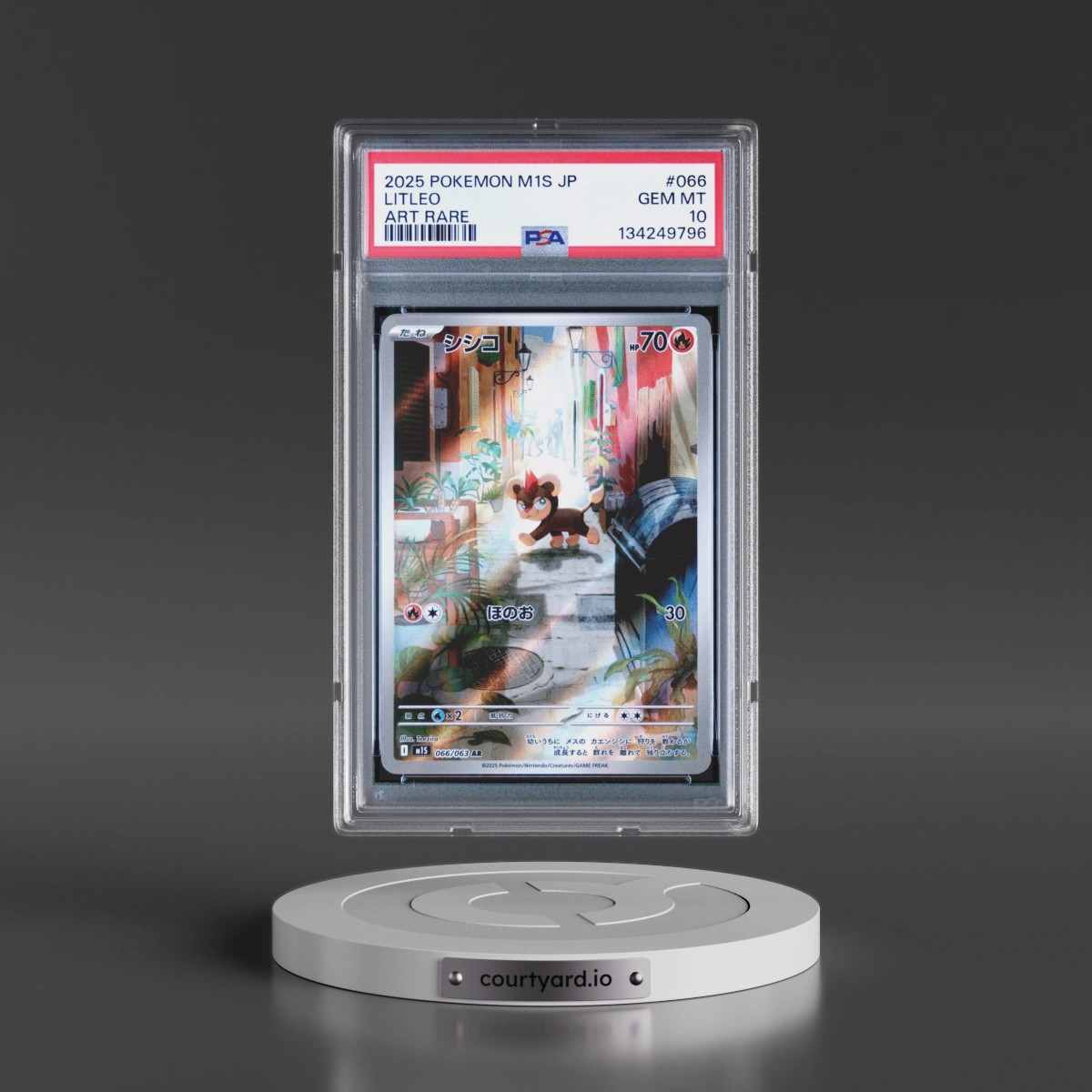 2025 Pokémon M1s-Mega Symphonia #066 Litleo - Art Rare (PSA 10 GEM MINT)