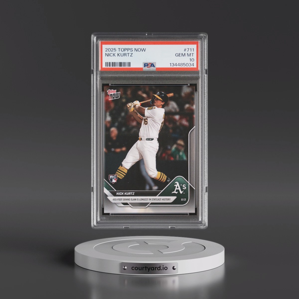 2025 Topps Now #711 Nick Kurtz (PSA 10 GEM MINT)