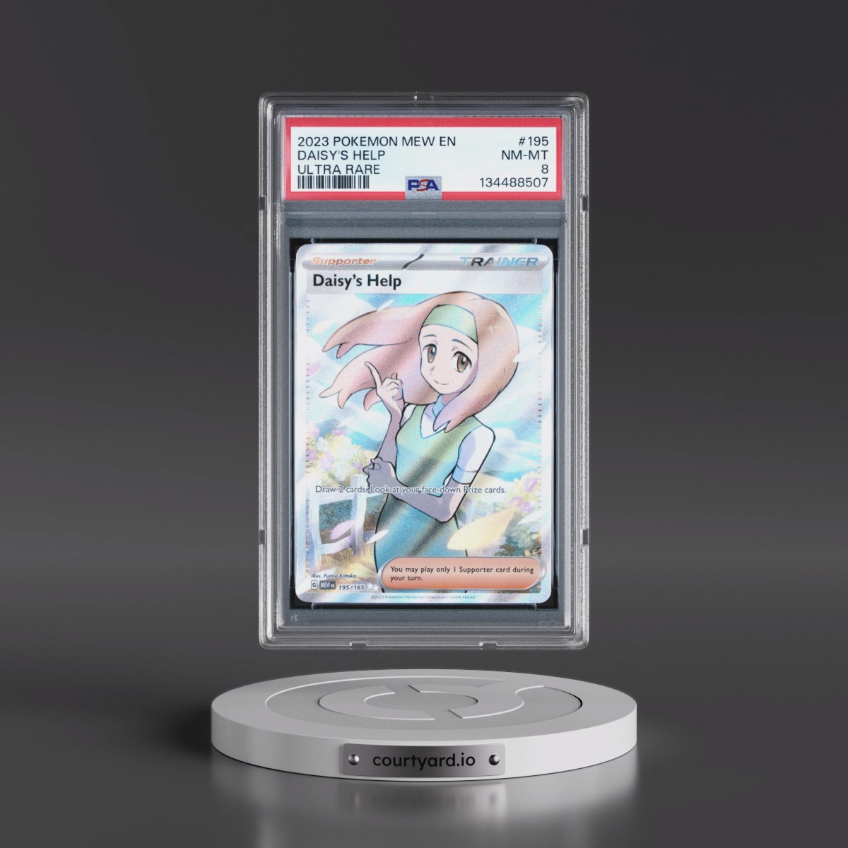 2023 Pokémon Mew EN-151 #195 Daisy's Help - Ultra Rare (PSA 8 NM-MT)