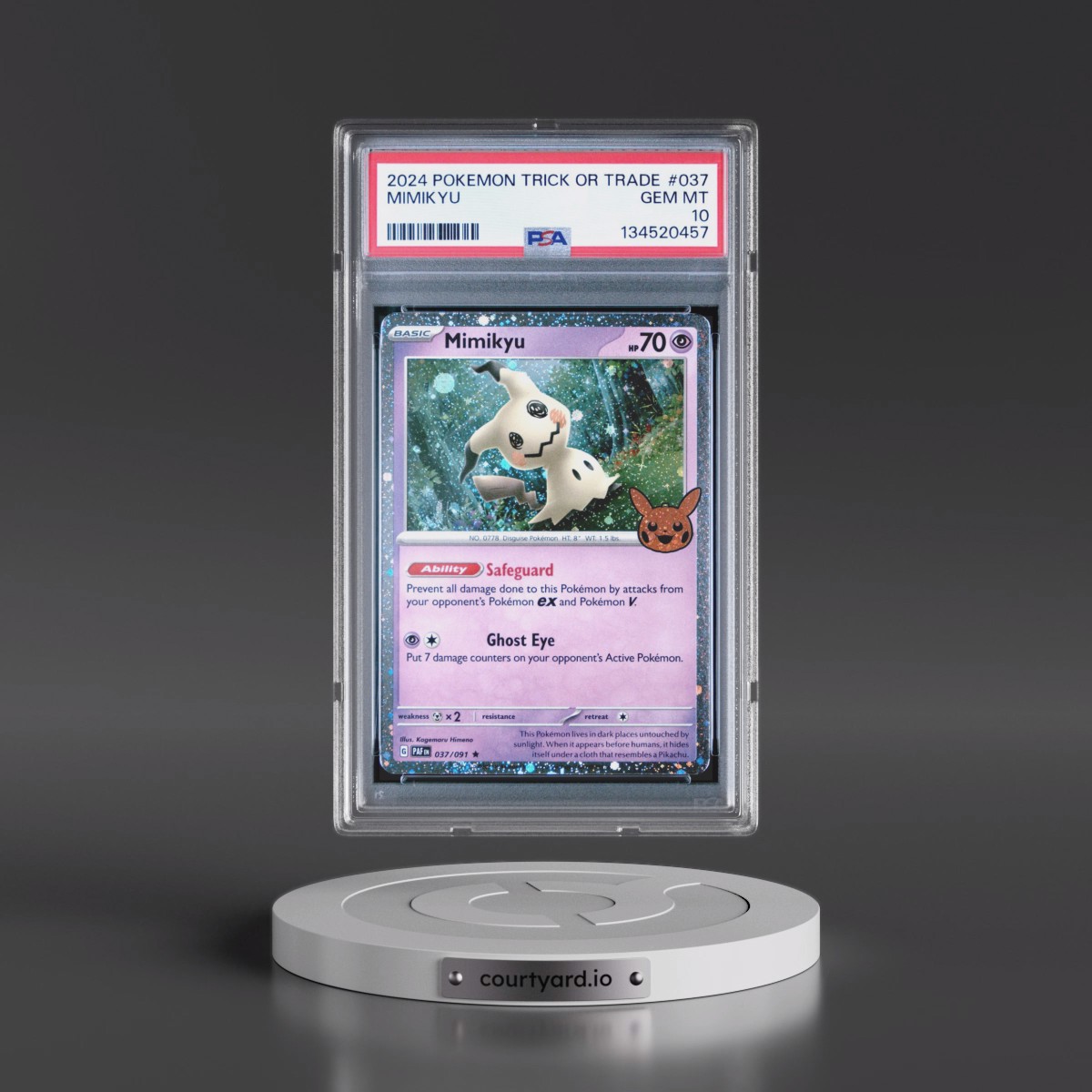 2024 Pokémon Trick or Trade #037 Mimikyu (PSA 10 GEM MINT)