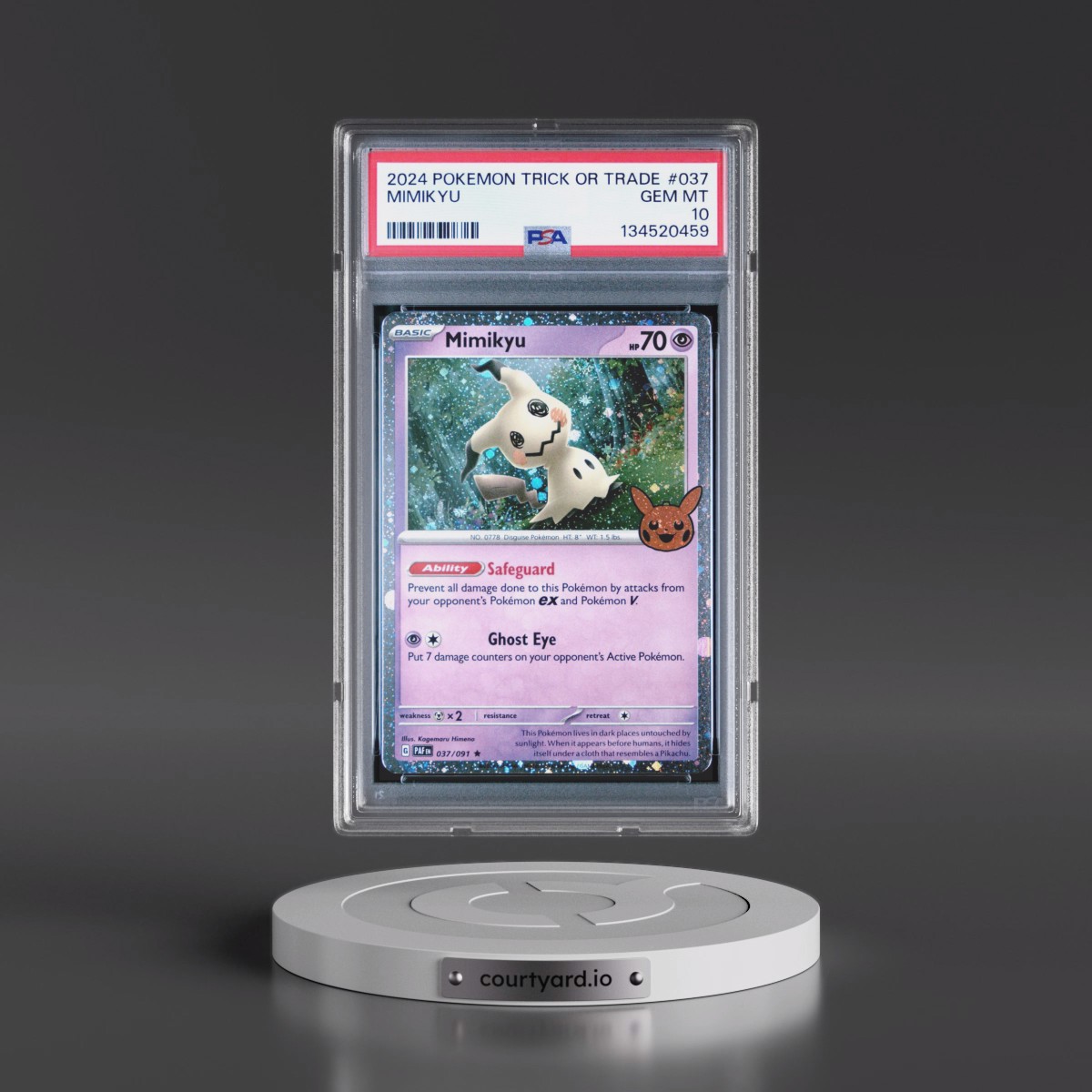 2024 Pokémon Trick or Trade #037 Mimikyu (PSA 10 GEM MINT)