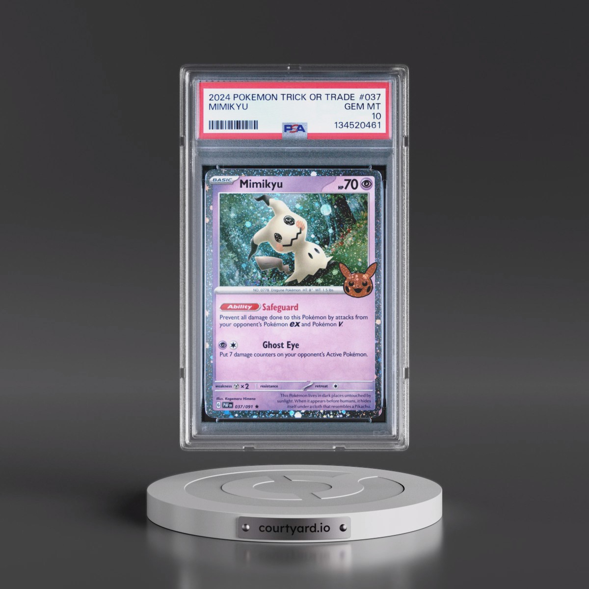 2024 Pokémon Trick or Trade #037 Mimikyu (PSA 10 GEM MINT)