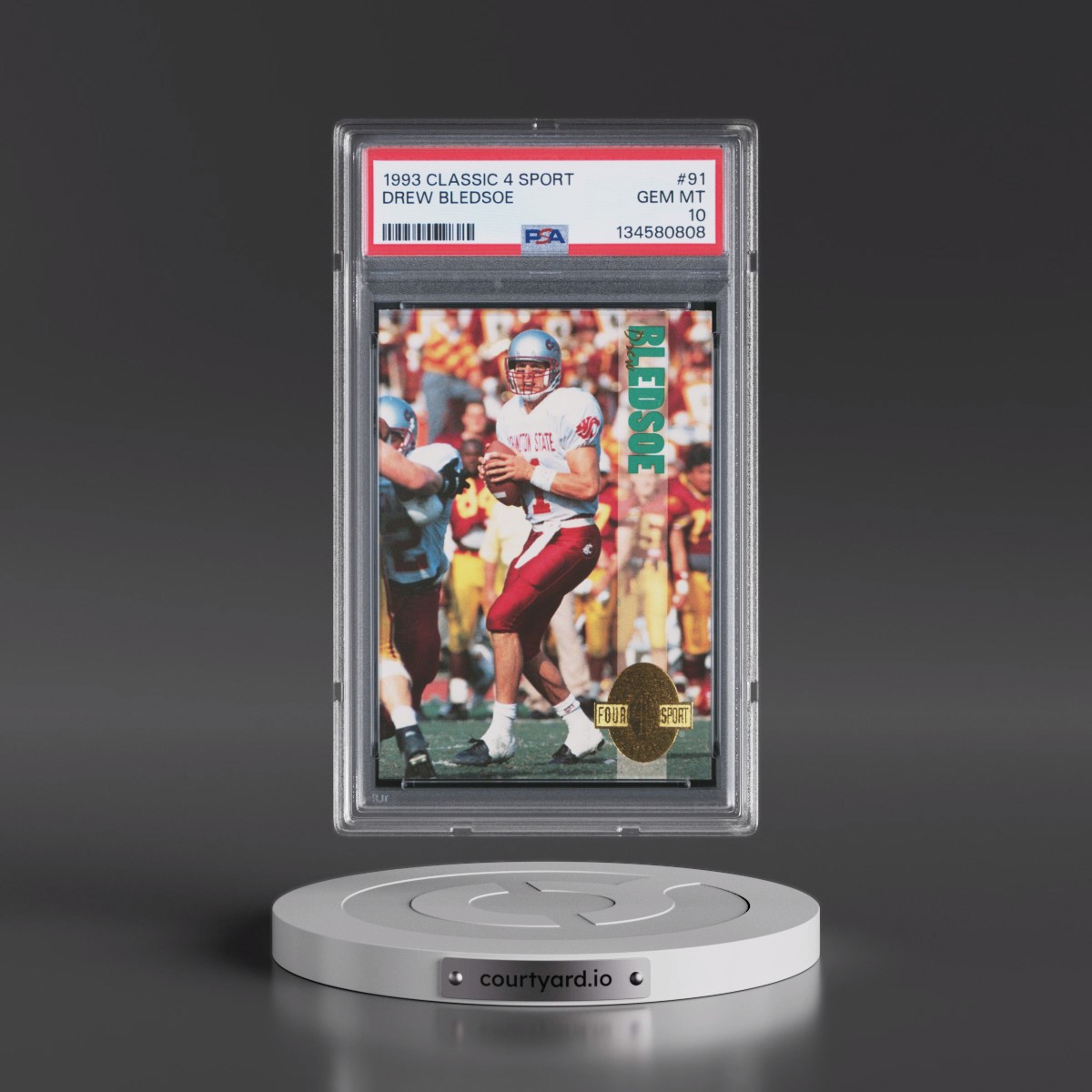 1993 Classic 4 Sport #91 Drew Bledsoe (PSA 10 GEM MINT)