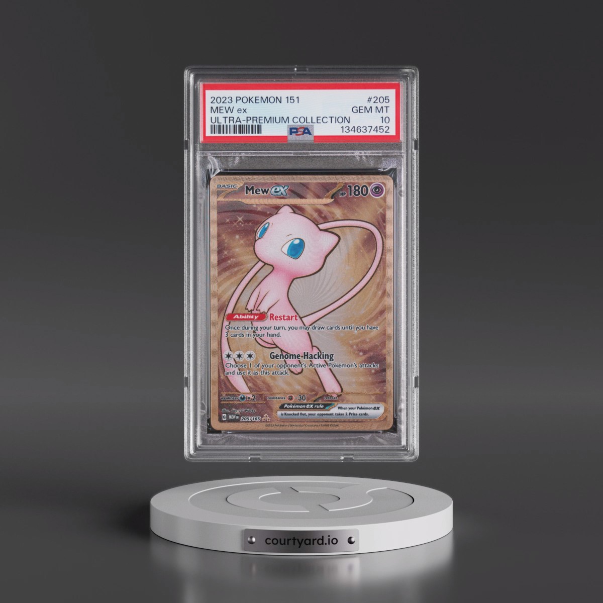 2023 Pokémon 151 Ultra-Premium Collection #205 Mew EX - Holo (PSA 10 GEM MINT)