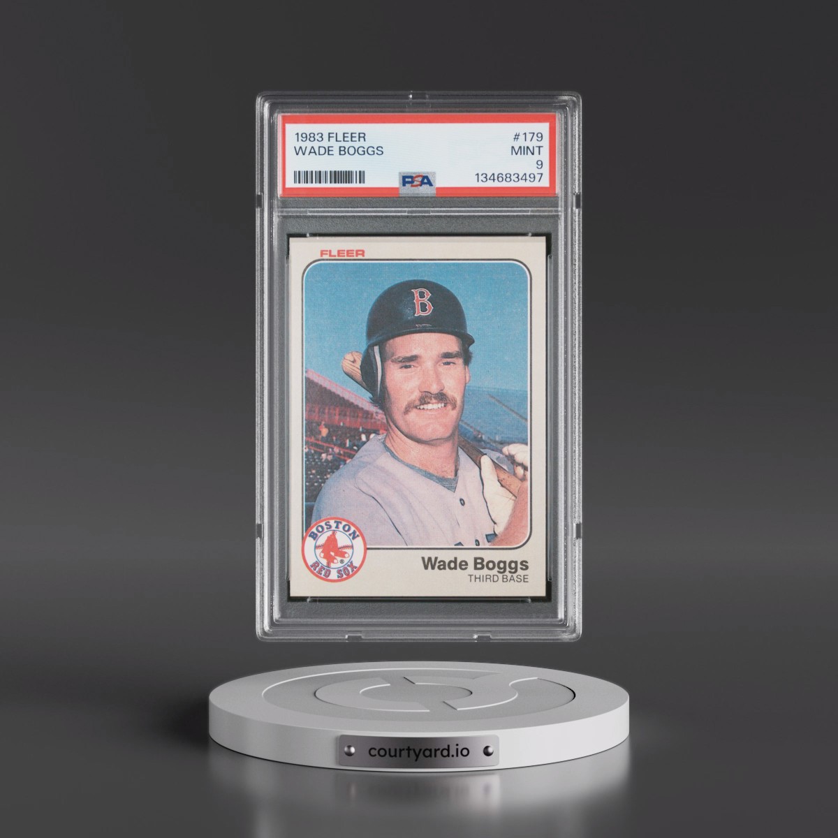 1983 Fleer #179 Wade Boggs (PSA 9 MINT)