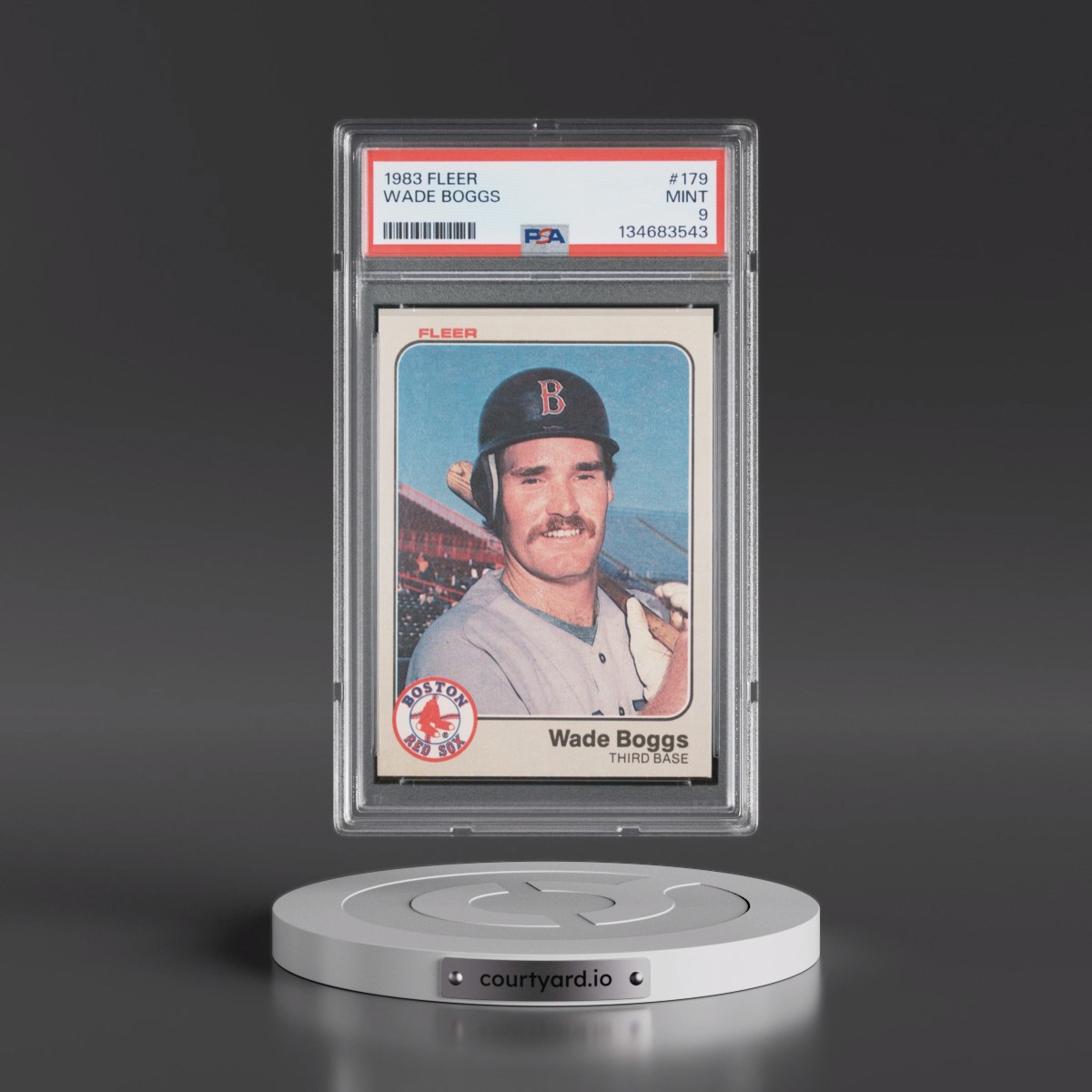 1983 Fleer #179 Wade Boggs (PSA 9 MINT)