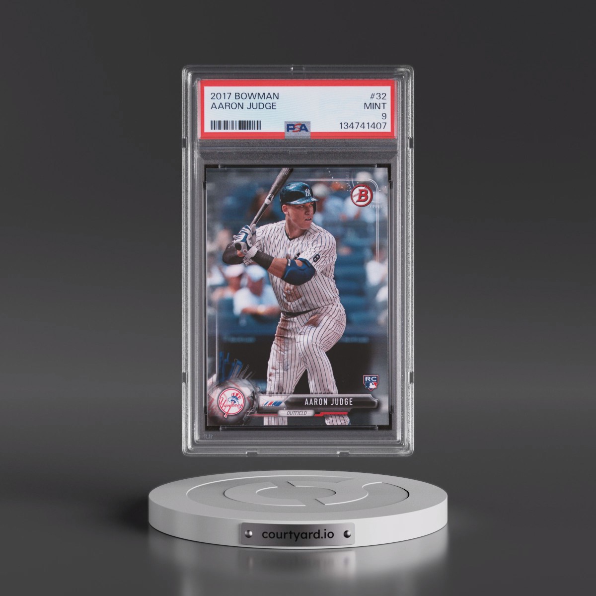 2017 Bowman #32 Aaron Judge (PSA 9 MINT)