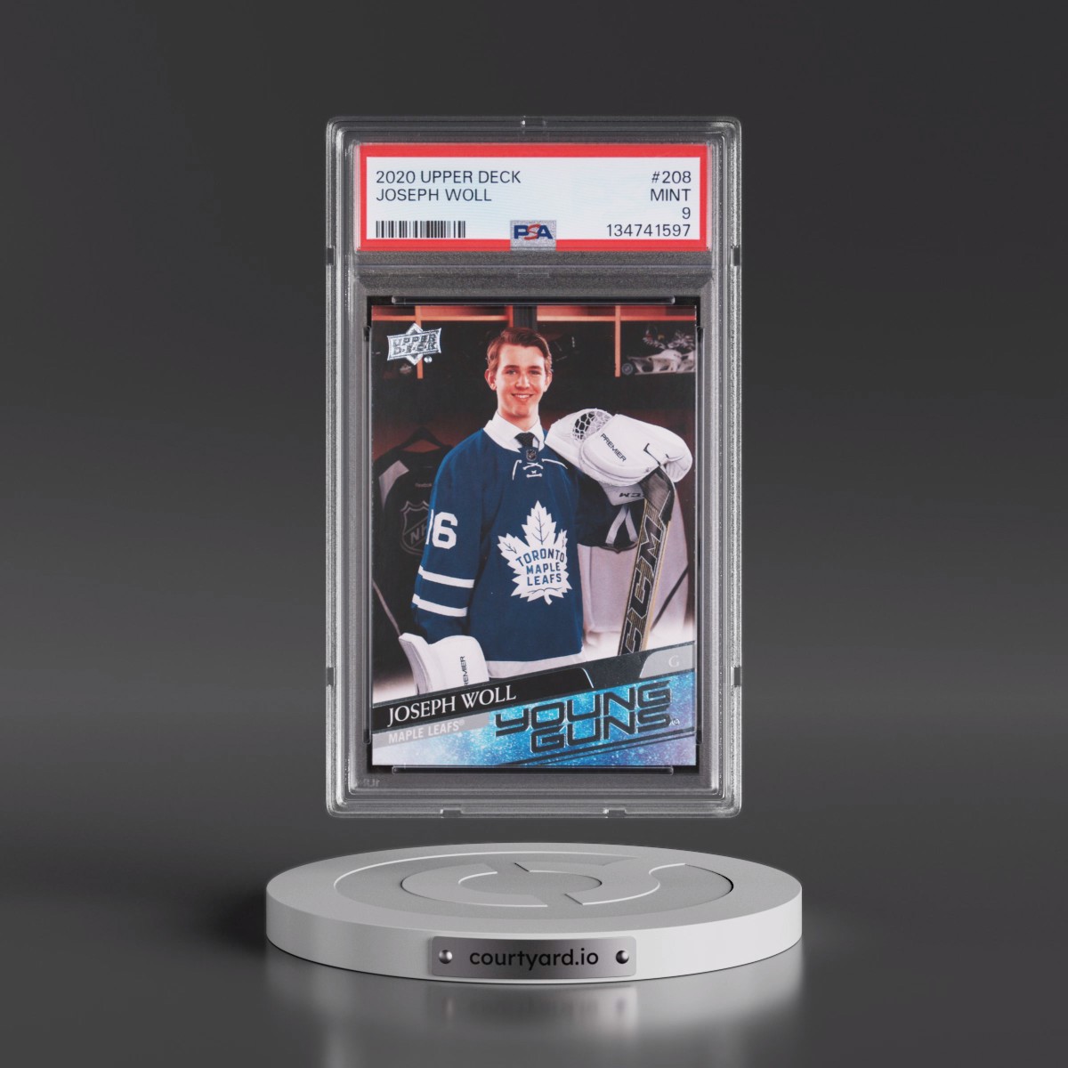 2020 Upper Deck Joseph Woll #208 PSA 9