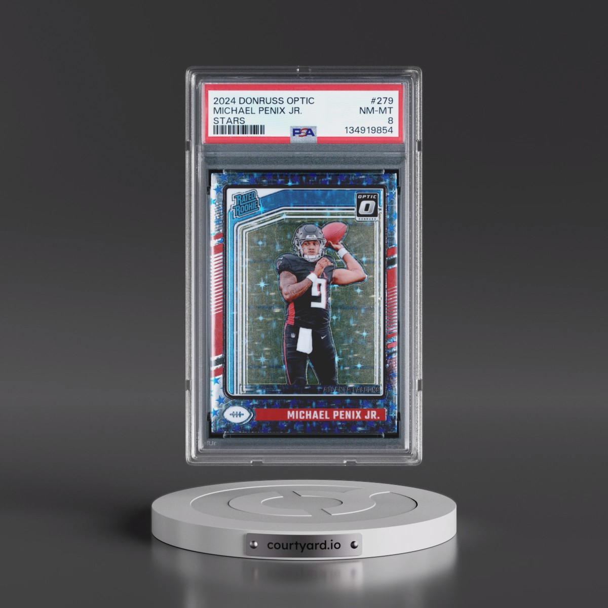 2024 Panini Donruss Optic Michael Penix Jr. - Stars #279 PSA 8