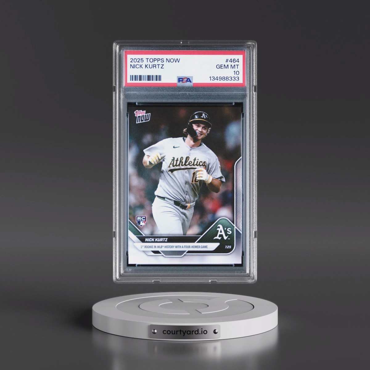 2025 Topps Now #464 Nick Kurtz (PSA 10 GEM MINT)