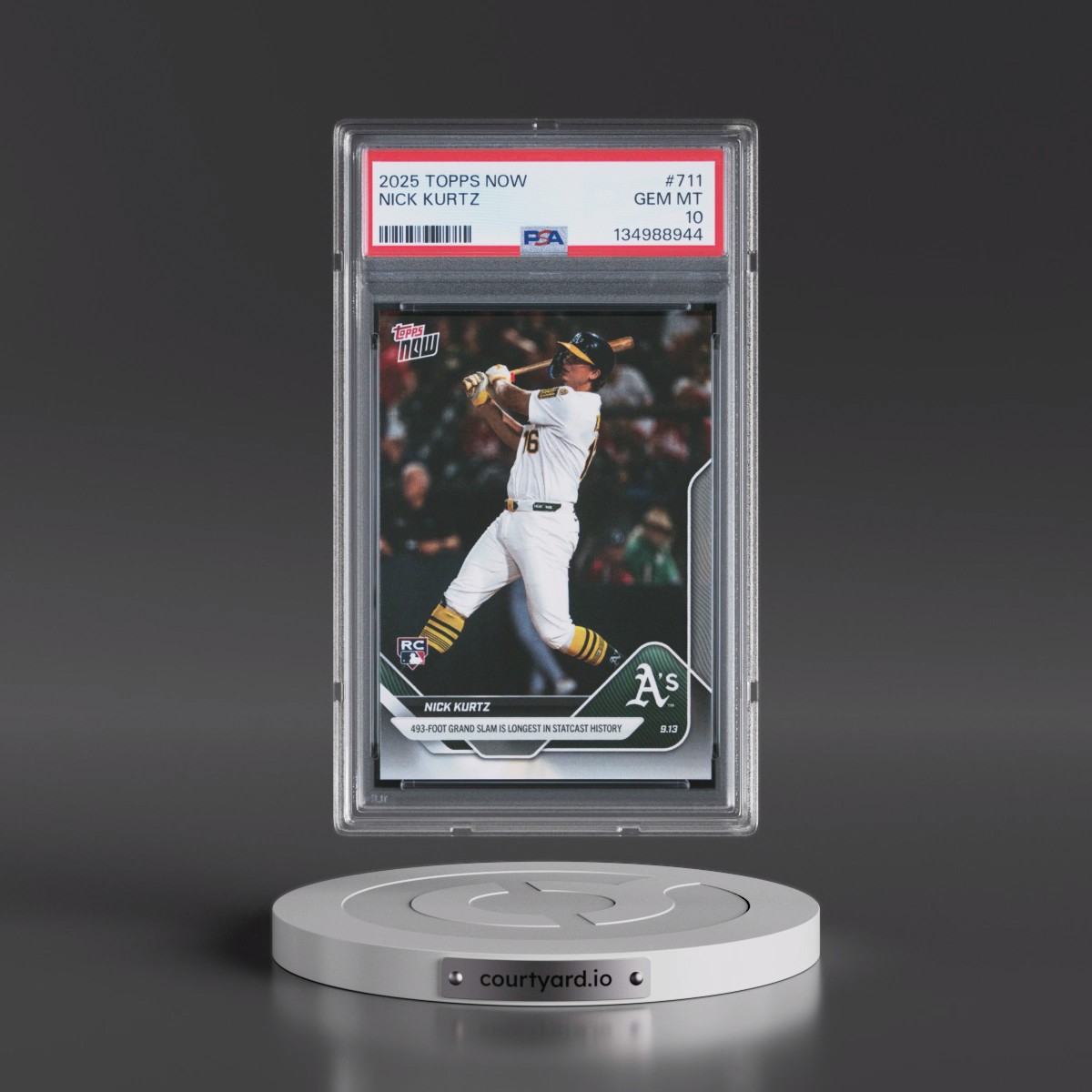 2025 Topps Now #711 Nick Kurtz (PSA 10 GEM MINT)