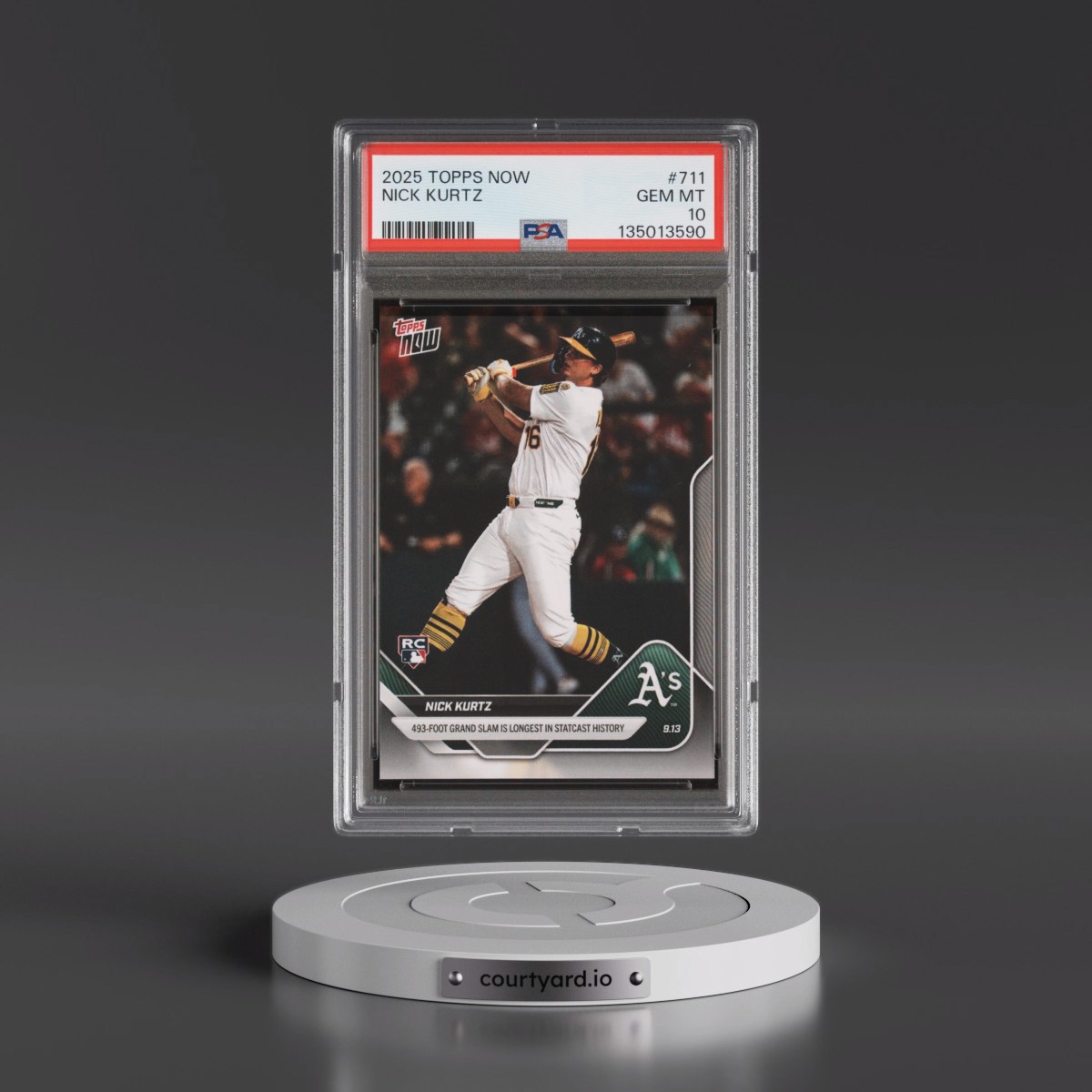 2025 Topps Now #711 Nick Kurtz (PSA 10 GEM MINT)