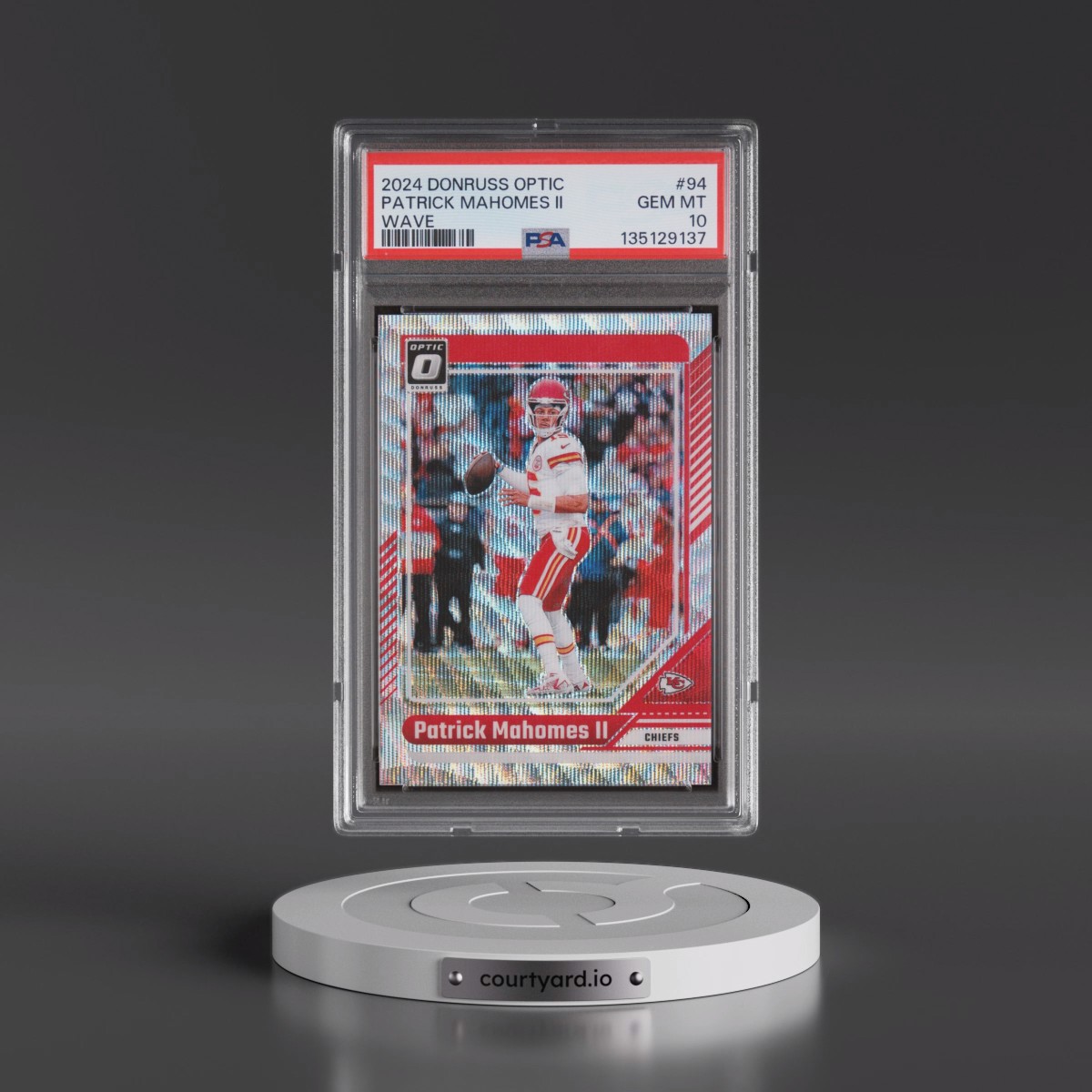 2024 Panini Donruss Optic Patrick Mahomes II - Wave #94 PSA 10