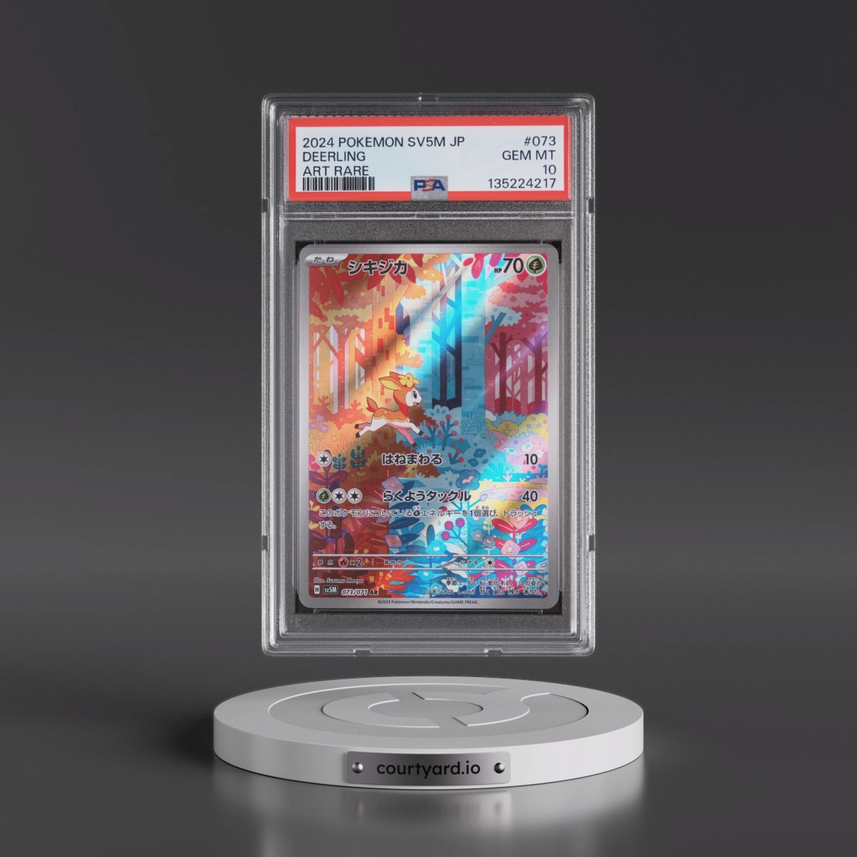 2024 Pokémon Sv5m-Cyber Judge #073 Deerling - Art Rare (PSA 10 GEM MINT)