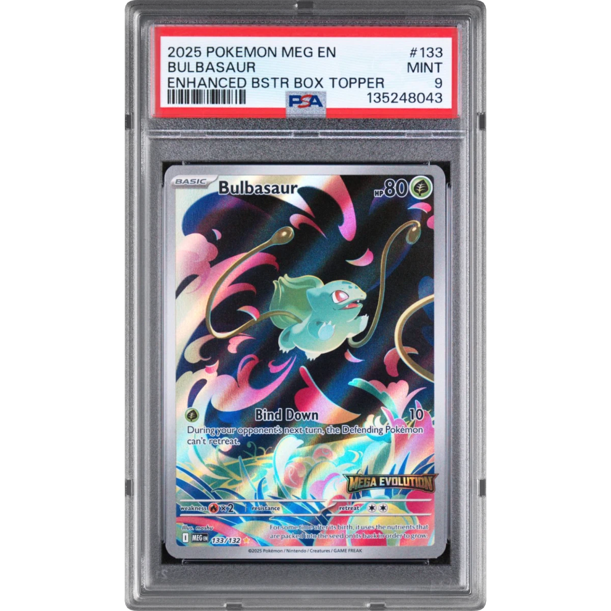 Pokémon Meg Bulbasaur - Enhanced Booster Topper