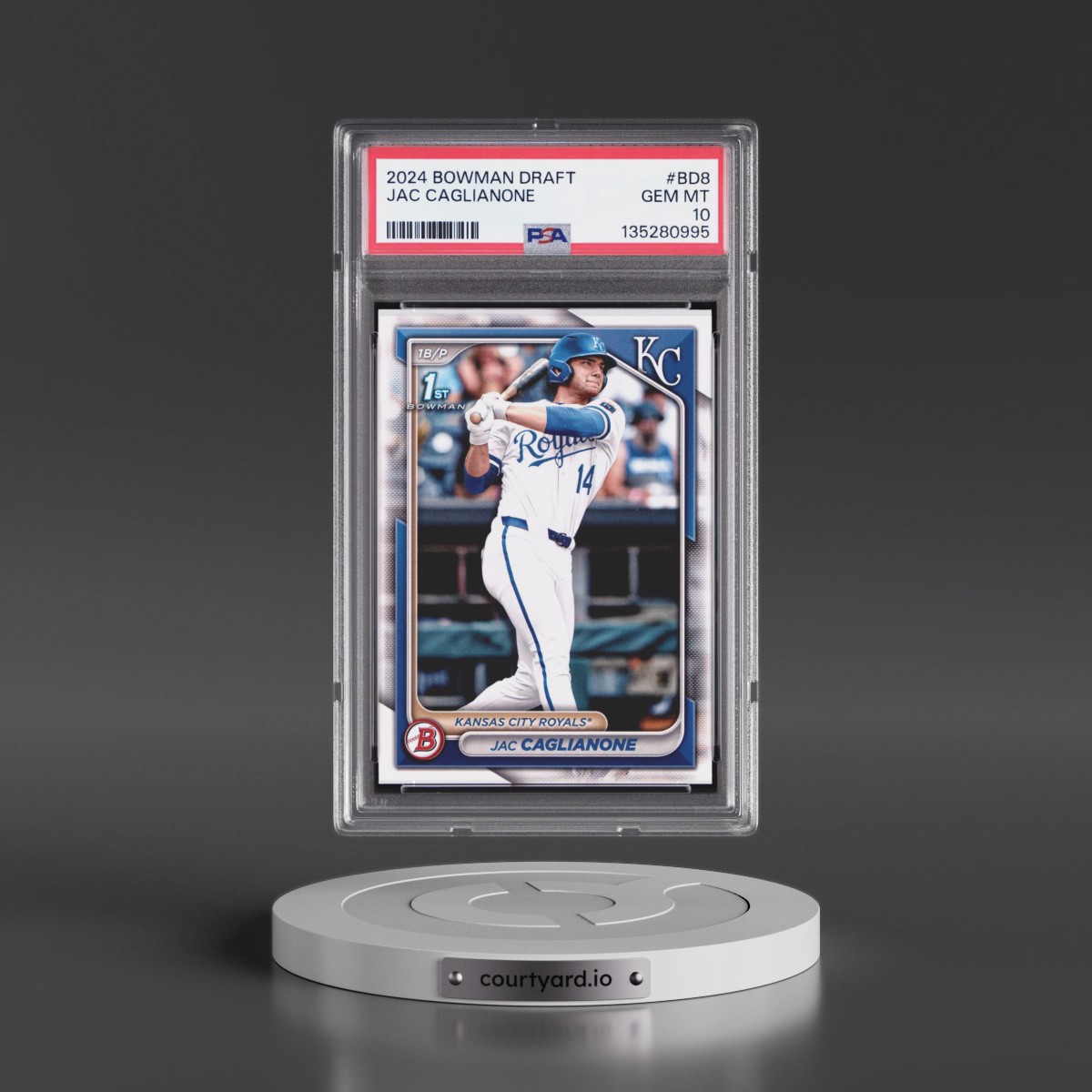 2024 Bowman Draft #BD8 Jac Caglianone (PSA 10 GEM MINT)
