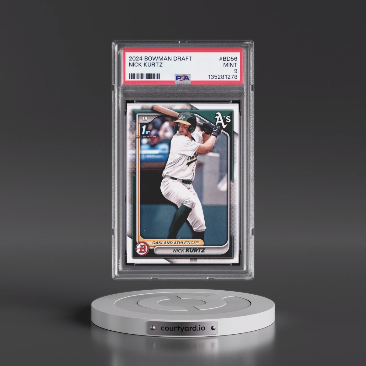 2024 Bowman Draft #BD56 Nick Kurtz (PSA 9 MINT)
