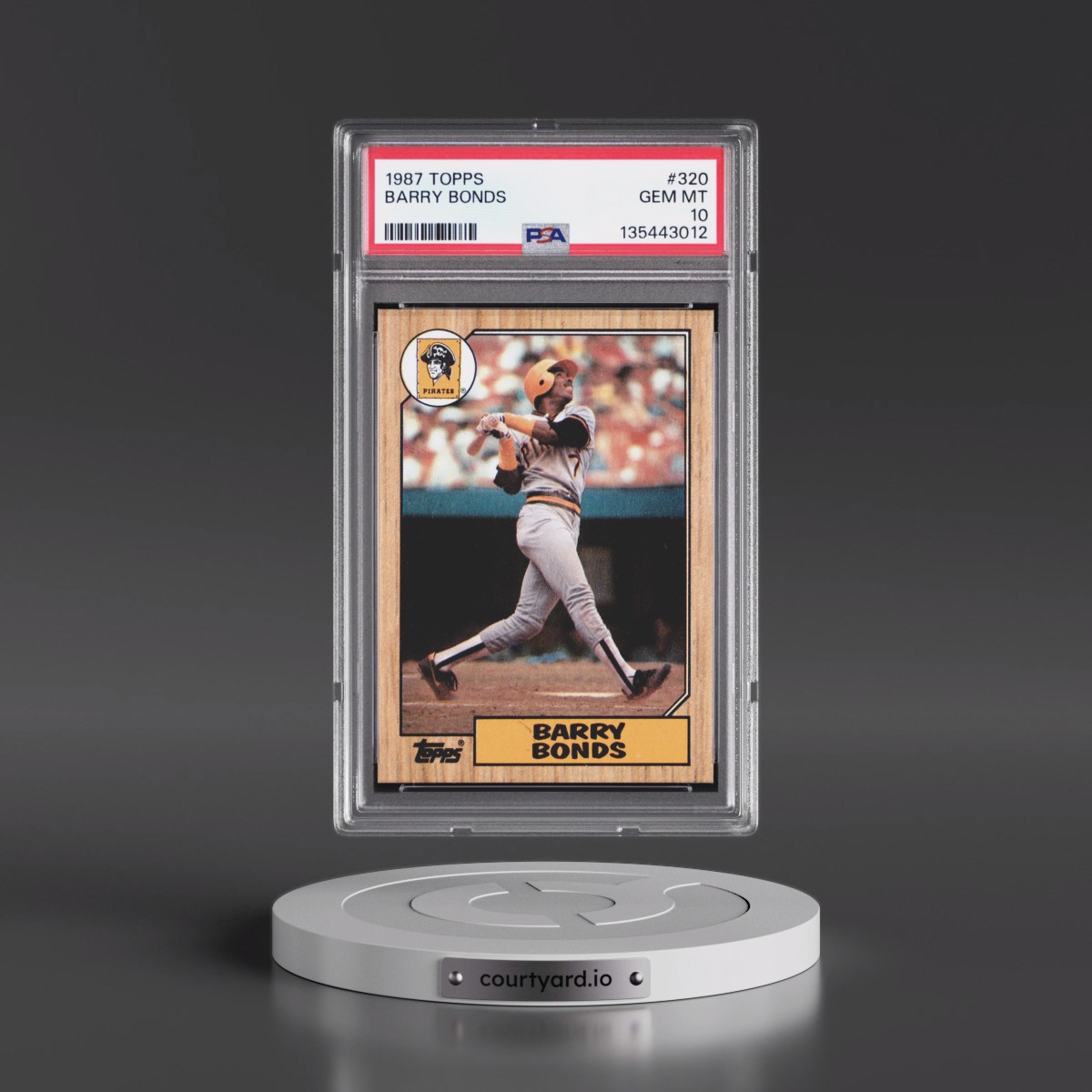 1987 Topps #320 Barry Bonds (PSA 10 GEM MINT)