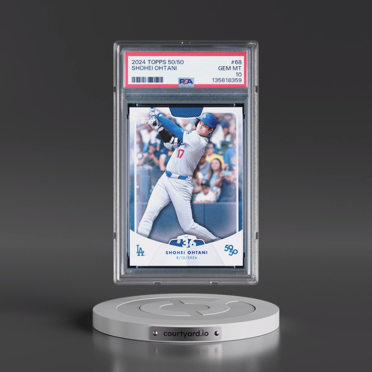 2024 Topps 50/50 Shohei Ohtani #68 Shohei Ohtani (PSA 10 GEM MINT)