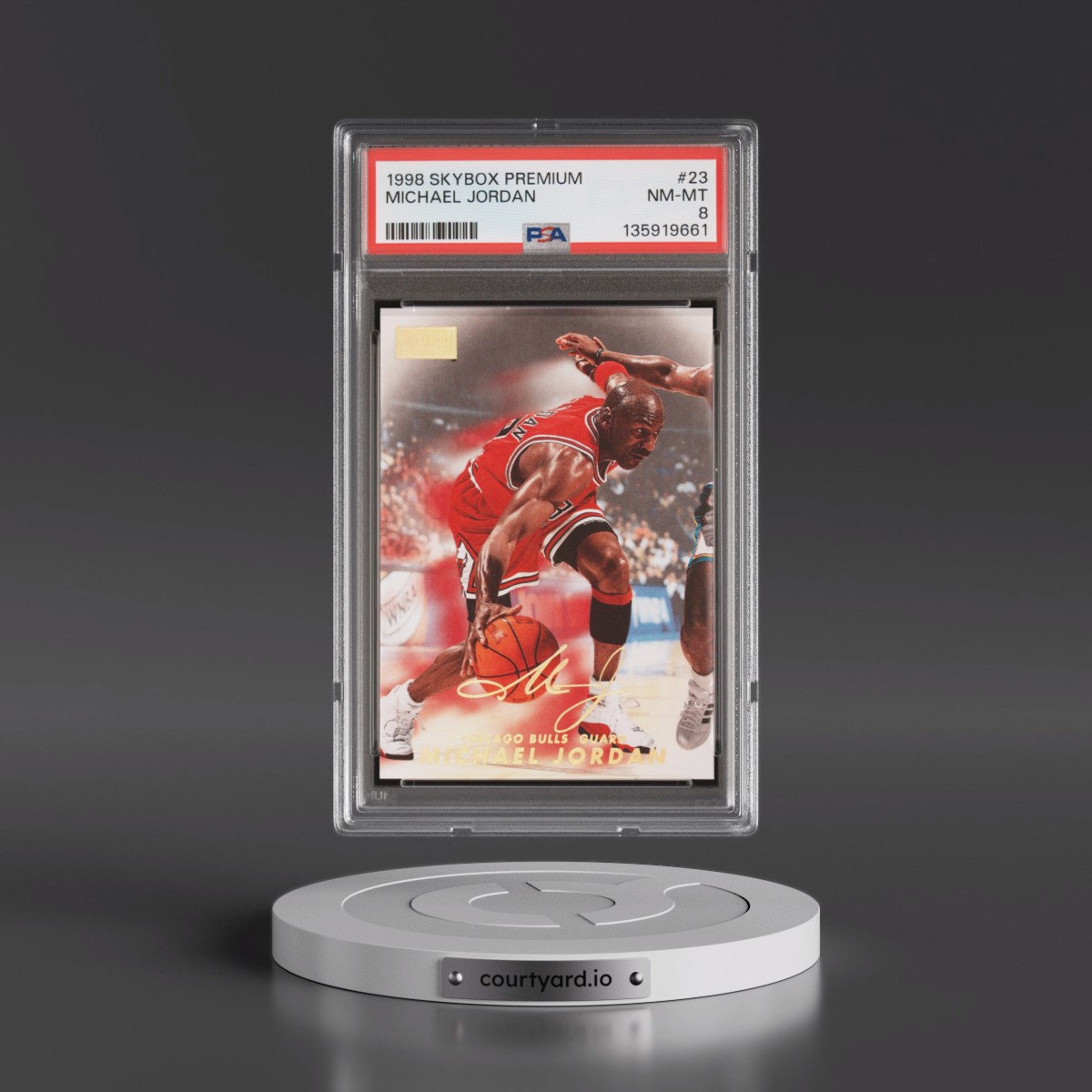 1998 Skybox Premium Michael Jordan #23 PSA 8