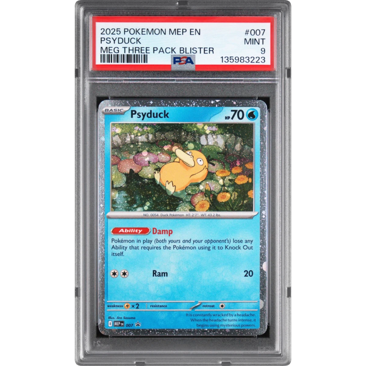 Pokémon Mep Me Black Star Psyduck - Three Pack Blister ( )