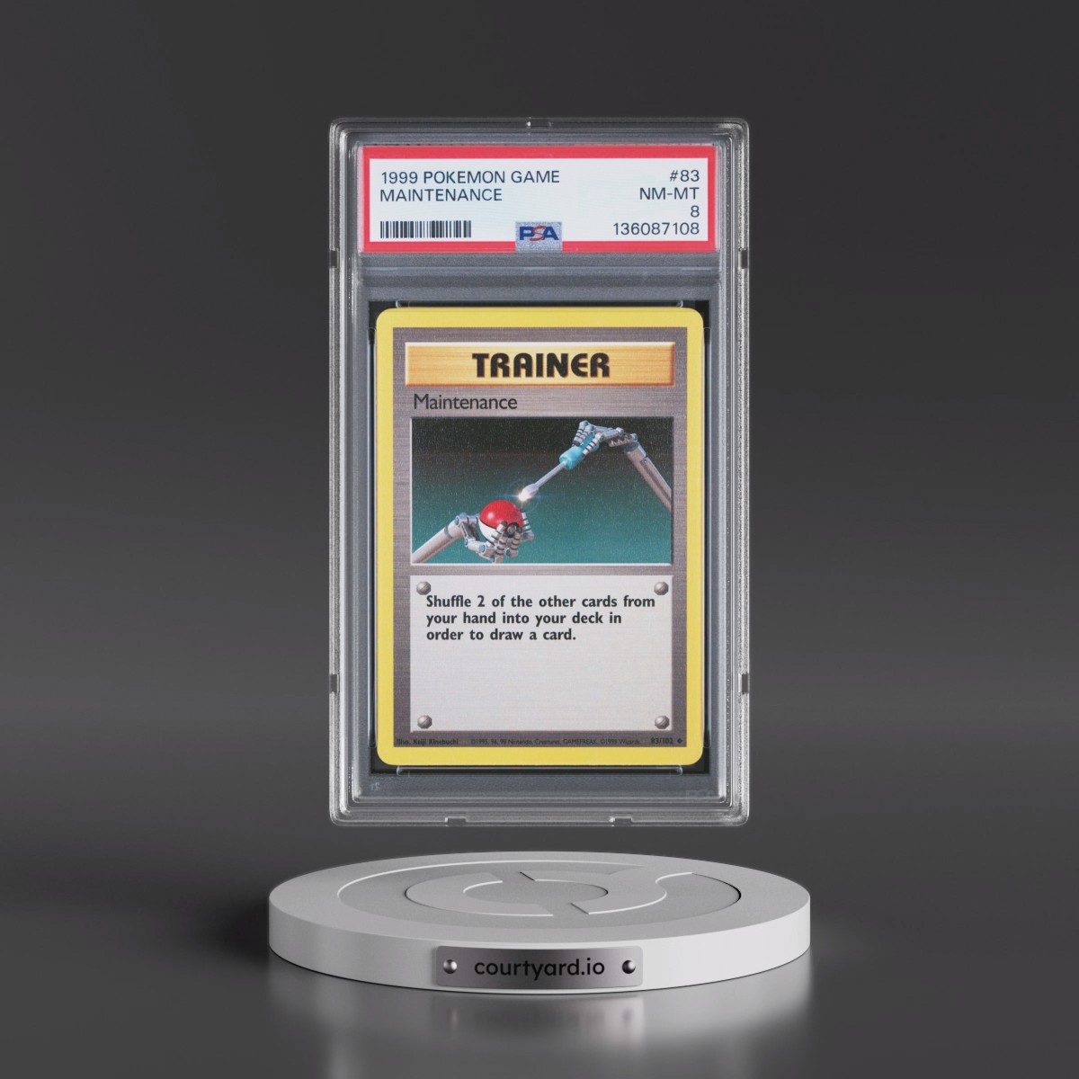 1999 Pokémon Game #83 Maintenance (PSA 8 NM-MT)