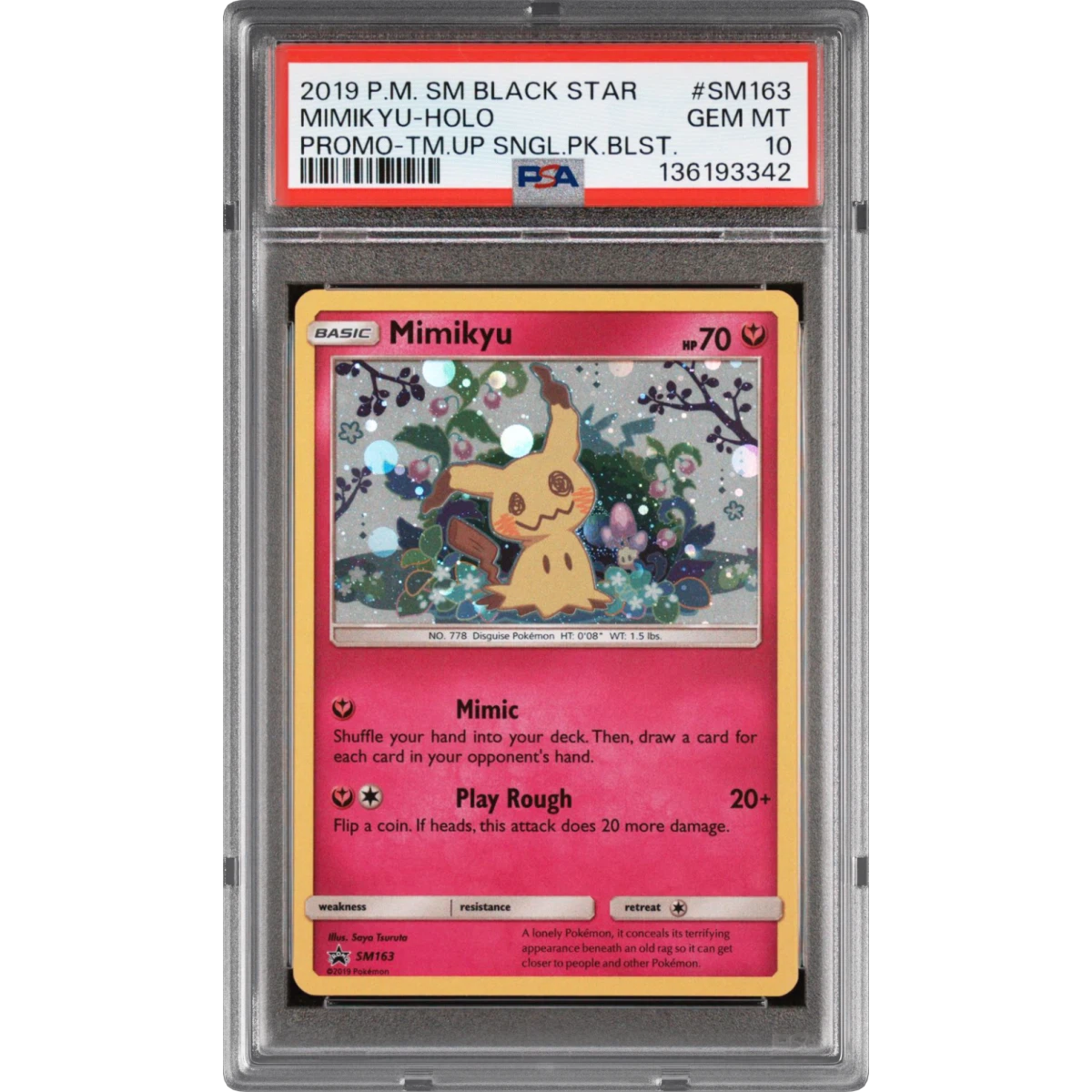 Mimikyu card artwork