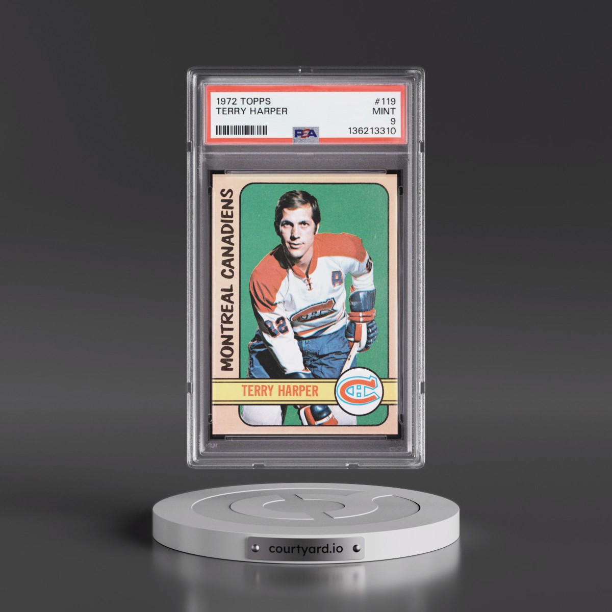 1972 Topps #119 Terry Harper (PSA 9 MINT)