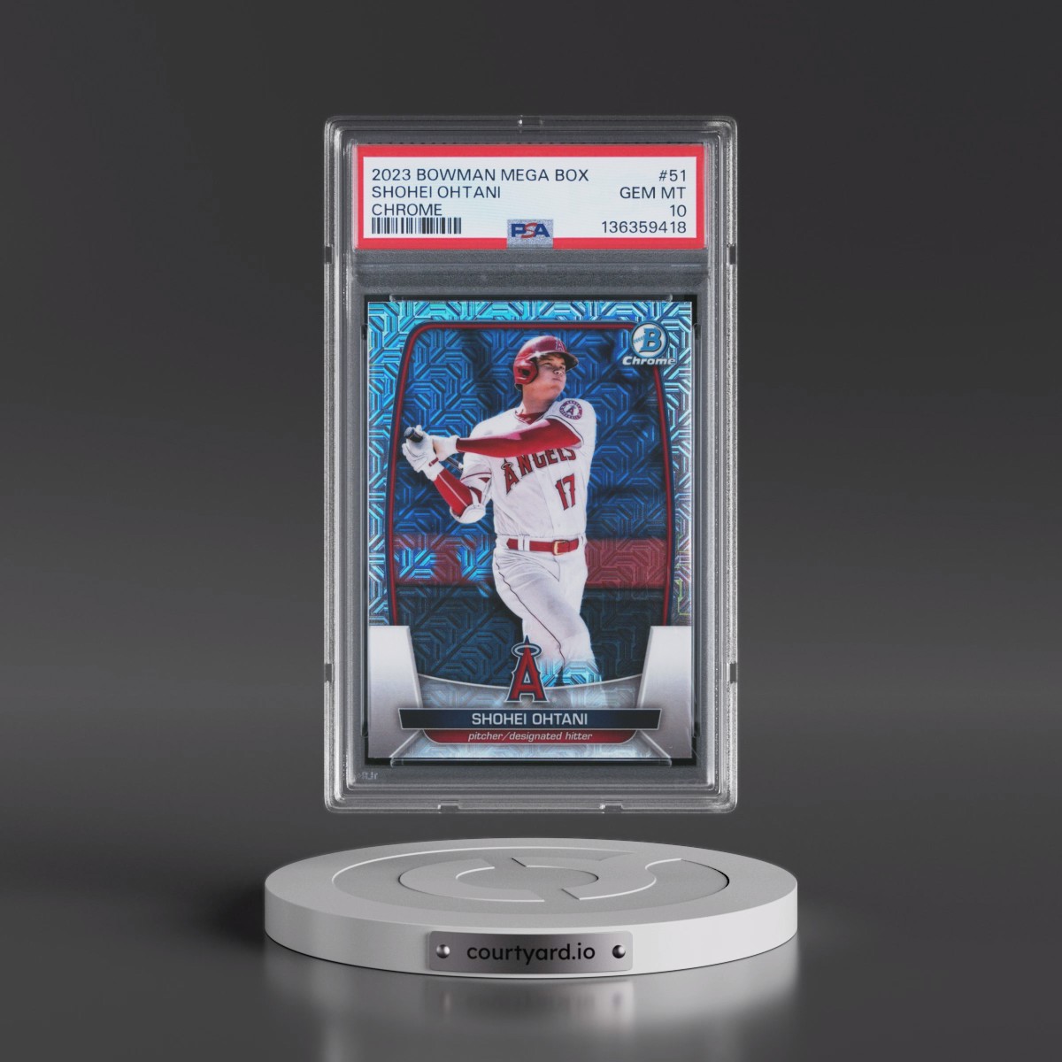 2023 Bowman Mega Box Chrome #51 Shohei Ohtani (PSA 10 GEM MINT)