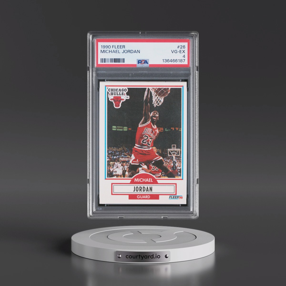 1990 Fleer #26 Michael Jordan (PSA 4 VG-EX)