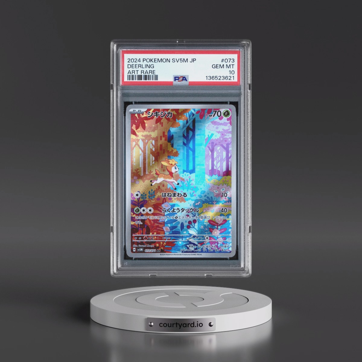 2024 Pokémon Sv5m-Cyber Judge #073 Deerling - Art Rare (PSA 10 GEM MINT)