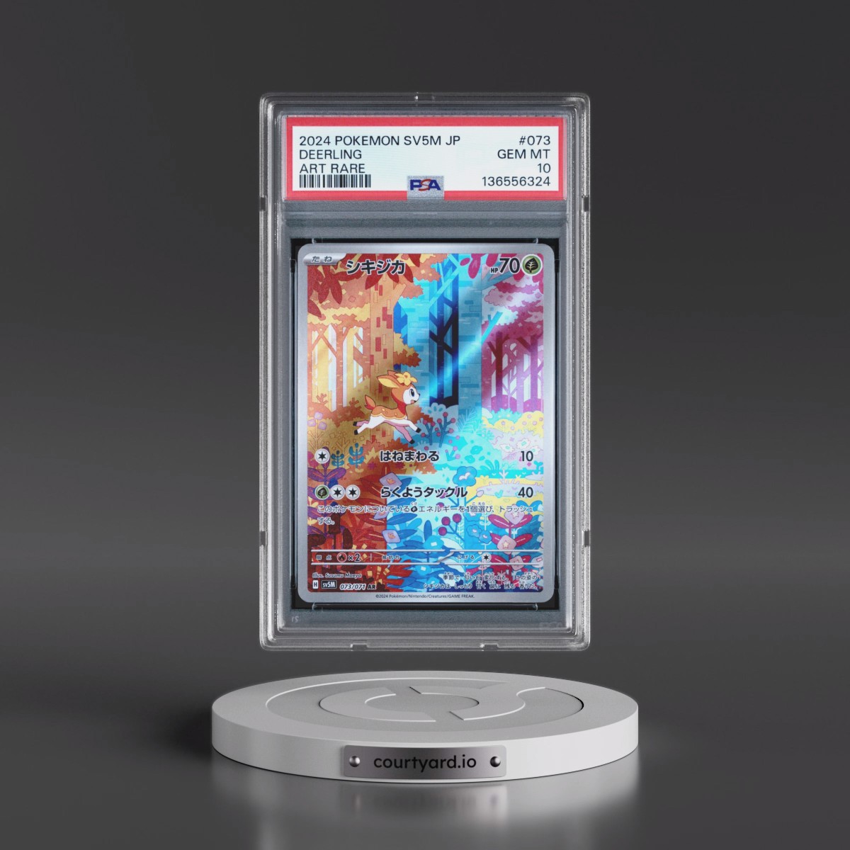 2024 Pokémon Sv5m-Cyber Judge #073 Deerling - Art Rare (PSA 10 GEM MINT)