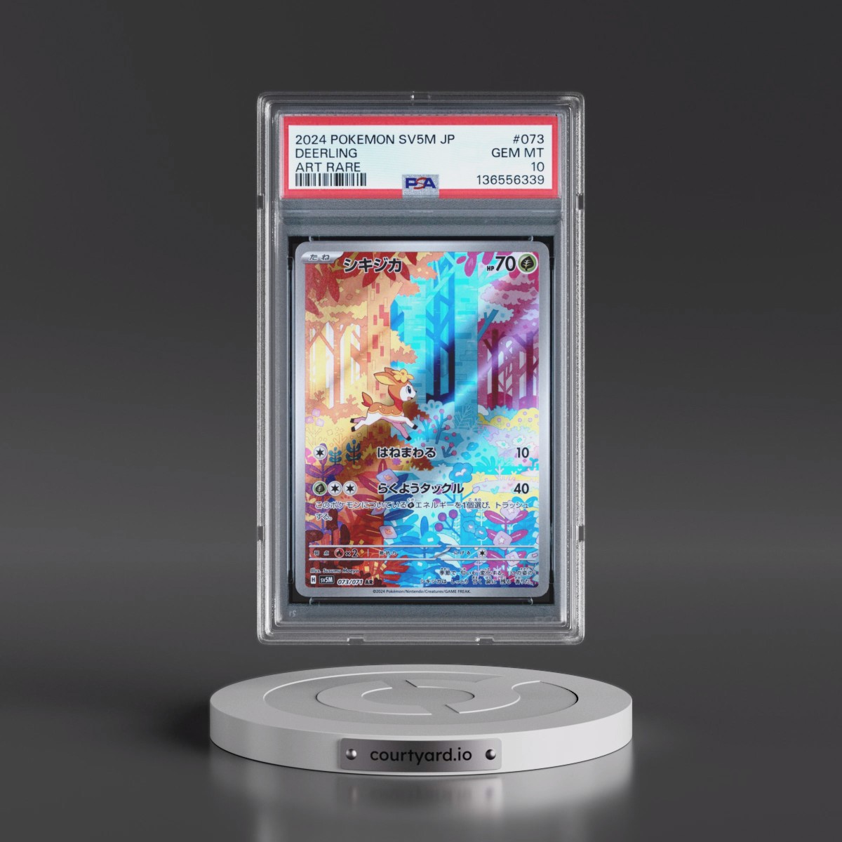 2024 Pokémon Sv5m-Cyber Judge #073 Deerling - Art Rare (PSA 10 GEM MINT)