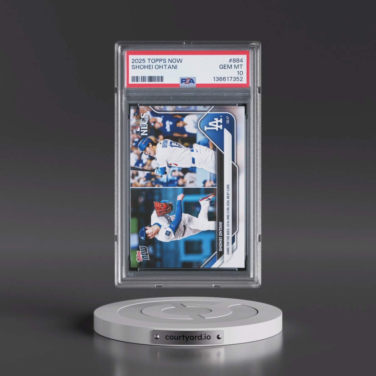 2025 Topps Now #884 Shohei Ohtani (PSA 10 GEM MINT)