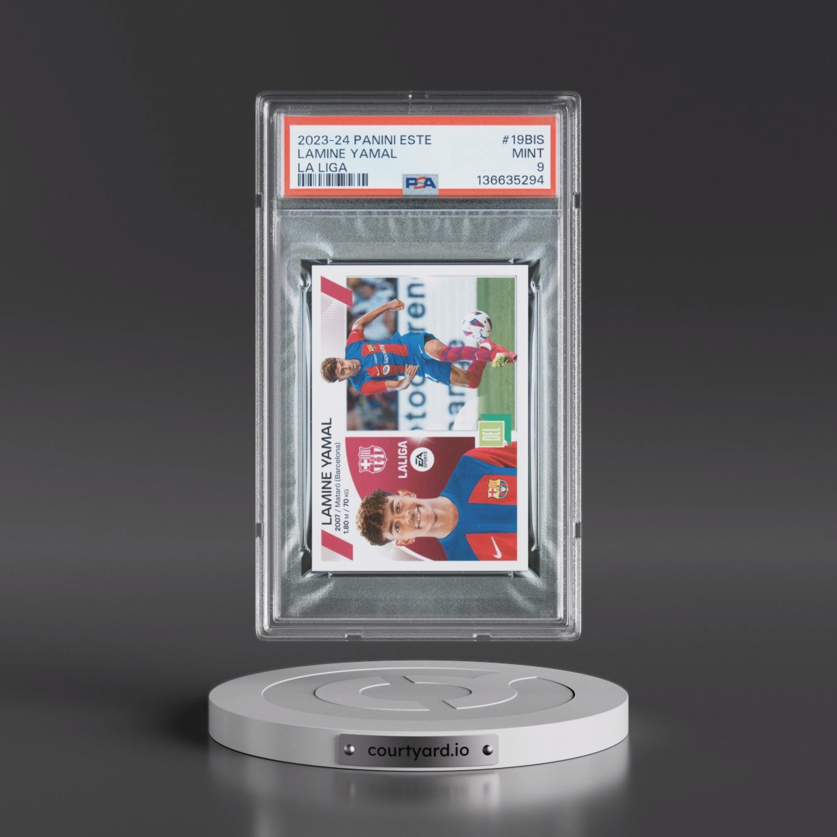 2023 Panini Este La Liga #19BIS Lamine Yamal (PSA 9 MINT)