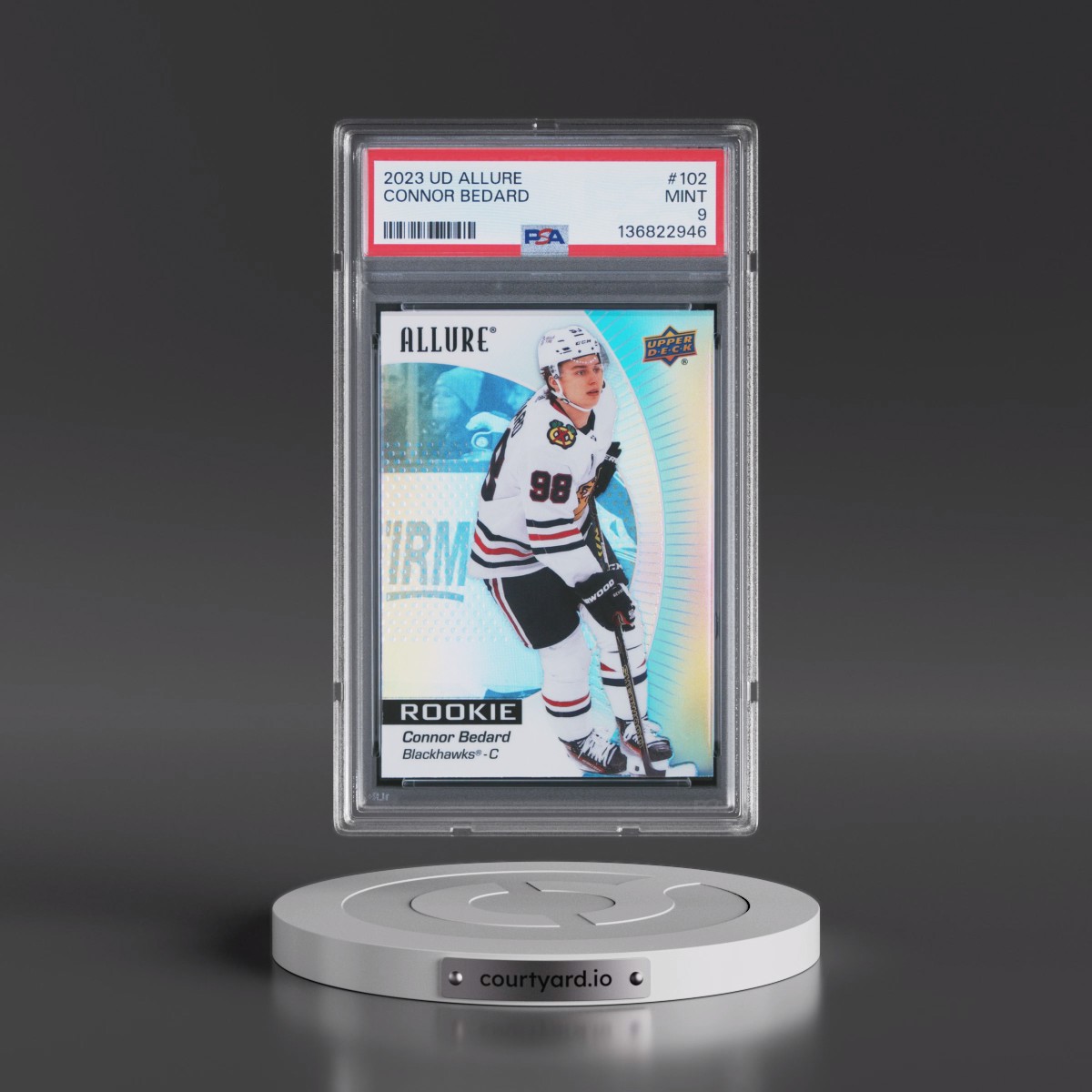 2023 Upper Deck Allure #102 Connor Bedard (PSA 9 MINT)